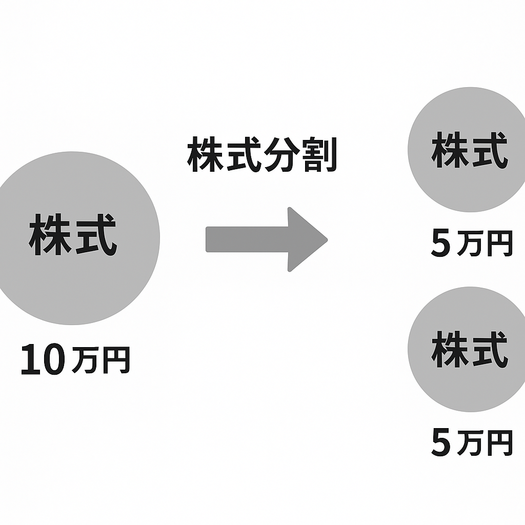 株式分割イメージ